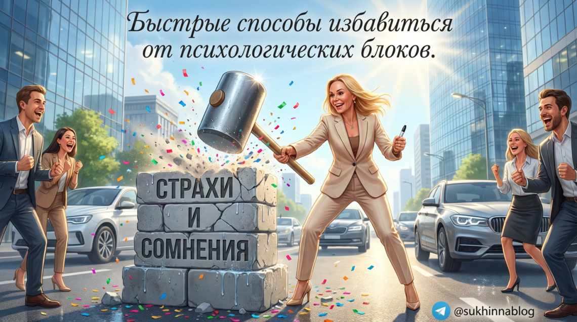 Способы избавиться от психологических блоков
